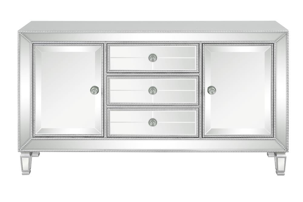Leticia 3-drawer Accent Cabinet Silver - Royal Furniture & Gifts (MI) - Multi Location
