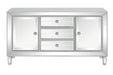 Leticia 3-drawer Accent Cabinet Silver - Royal Furniture & Gifts (MI) - Multi Location