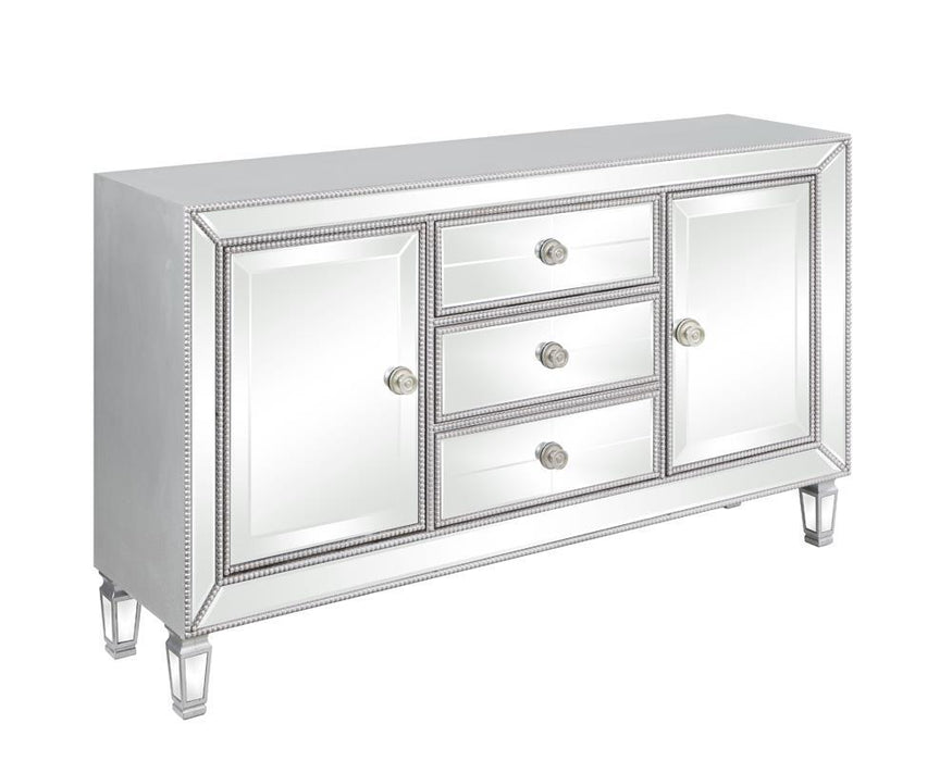 Leticia 3-drawer Accent Cabinet Silver - Royal Furniture & Gifts (MI) - Multi Location