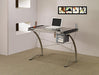 Melo 3-Drawer Drafting Desk Champagne - Royal Furniture & Gifts (MI) - Multi Location