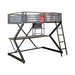 Parkview Full Workstation Loft Bed Black - Royal Furniture & Gifts (MI) - Multi Location