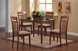 Robles 5-piece Dining Set Chestnut and Tan - Royal Furniture & Gifts (MI) - Multi Location