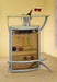 Dallas 2-shelf Home Bar Silver and Frosted Glass - Royal Furniture & Gifts (MI) - Multi Location