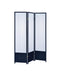 Calix 3-panel Folding Floor Screen Translucent and Black - Royal Furniture & Gifts (MI) - Multi Location