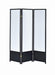 Calix 3-panel Folding Floor Screen Translucent and Black - Royal Furniture & Gifts (MI) - Multi Location