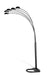 Kayd 5-light Floor Lamp Satin Black - Royal Furniture & Gifts (MI) - Multi Location