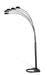 Kayd 5-light Floor Lamp Satin Black - Royal Furniture & Gifts (MI) - Multi Location
