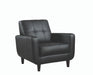 Aaron Padded Seat Accent Chair Black - Royal Furniture & Gifts (MI) - Multi Location