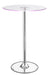 Thea LED Bar Table Chrome and Clear - Royal Furniture & Gifts (MI) - Multi Location