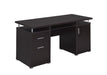Tracy 2-drawer Computer Desk Cappuccino - Royal Furniture & Gifts (MI) - Multi Location