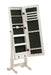 Batista Jewelry Cheval Mirror with Drawers White - Royal Furniture & Gifts (MI) - Multi Location