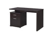 Irving 2-drawer Office Desk with Cabinet Cappuccino - Royal Furniture & Gifts (MI) - Multi Location