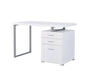 Brennan 3-drawer Office Desk White - Royal Furniture & Gifts (MI) - Multi Location