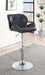 Berrington Adjustable Bar Stools Chrome and Black (Set of 2) - Royal Furniture & Gifts (MI) - Multi Location