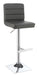 Bianca Upholstered Adjustable Bar Stools Grey and Chrome (Set of 2) - Royal Furniture & Gifts (MI) - Multi Location