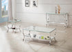 Saide Square End Table with Mirrored Shelf Chrome - Royal Furniture & Gifts (MI) - Multi Location