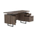Lawtey Floating Top Office Desk Weathered Grey - Royal Furniture & Gifts (MI) - Multi Location