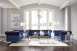 Luna Rectangular Coffee Table Chrome and Black - Royal Furniture & Gifts (MI) - Multi Location