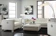 Chaviano Tufted Upholstered Sofa Pearl White - Royal Furniture & Gifts (MI) - Multi Location