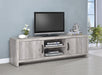 Burke 2-drawer TV Console Grey Driftwood - Royal Furniture & Gifts (MI) - Multi Location
