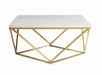 Elana Rectangle 2-shelf Coffee Table Glossy White - Royal Furniture & Gifts (MI) - Multi Location