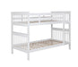 Chapman Twin Over Twin Bunk Bed White - Royal Furniture & Gifts (MI) - Multi Location