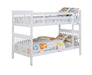 Chapman Twin Over Twin Bunk Bed White - Royal Furniture & Gifts (MI) - Multi Location