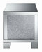 Gillian Square End Table Silver and Clear Mirror - Royal Furniture & Gifts (MI) - Multi Location