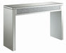 Gillian Rectangular Sofa Table Silver and Clear Mirror - Royal Furniture & Gifts (MI) - Multi Location