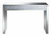 Gillian Rectangular Sofa Table Silver and Clear Mirror - Royal Furniture & Gifts (MI) - Multi Location