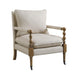 Dempsy Upholstered Accent Chair with Casters Beige - Royal Furniture & Gifts (MI) - Multi Location