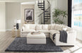 Hobson Cushion Seat Ottoman Off-White - Royal Furniture & Gifts (MI) - Multi Location