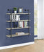 Elmcrest 40-inch Wall Shelf Black and Grey Driftwood - Royal Furniture & Gifts (MI) - Multi Location