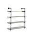 Elmcrest 40-inch Wall Shelf Black and Grey Driftwood - Royal Furniture & Gifts (MI) - Multi Location