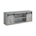 Brockton 71-inch 3-shelf Sliding Doors TV Console Grey Driftwood - Royal Furniture & Gifts (MI) - Multi Location