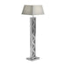 Carmen Geometric Base Floor Lamp Silver - Royal Furniture & Gifts (MI) - Multi Location