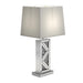 Carmen Geometric Base Table Lamp Silver - Royal Furniture & Gifts (MI) - Multi Location