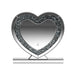 Euston Heart Shape Table Mirror Silver - Royal Furniture & Gifts (MI) - Multi Location
