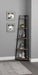 Jacksonville 5-tier Corner Bookcase Aged Walnut - Royal Furniture & Gifts (MI) - Multi Location