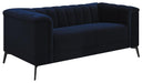 Chalet Tuxedo Arm Loveseat Blue - Royal Furniture & Gifts (MI) - Multi Location