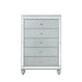 Gunnison 5-drawer Chest Silver Metallic - Royal Furniture & Gifts (MI) - Multi Location