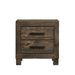 Woodmont 2-drawer Nightstand Rustic Golden Brown - Royal Furniture & Gifts (MI) - Multi Location
