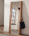 Winslow Standing Mirror Smokey Walnut and Coffee Bean - Royal Furniture & Gifts (MI) - Multi Location