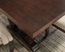 Brockway Trestle Dining Table Antique Java - Royal Furniture & Gifts (MI) - Multi Location