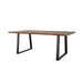 Ditman Live Edge Dining Table Grey Sheesham and Black - Royal Furniture & Gifts (MI) - Multi Location