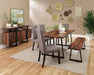 Ditman Live Edge Dining Bench Grey Sheesham and Black - Royal Furniture & Gifts (MI) - Multi Location