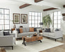 Apperson Cushioned Back Sofa Light Grey - Royal Furniture & Gifts (MI) - Multi Location