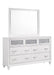Barzini Rectangle Dresser Mirror White - Royal Furniture & Gifts (MI) - Multi Location