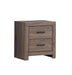 Brantford 2-drawer Nightstand Barrel Oak - Royal Furniture & Gifts (MI) - Multi Location