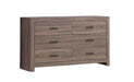 Brantford 6-drawer Dresser Barrel Oak - Royal Furniture & Gifts (MI) - Multi Location